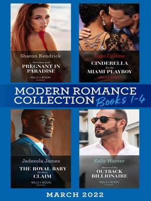 cover image of Modern Romance March 2022 Books 1-4